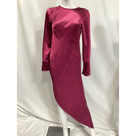 Line & Dot 'Simone' Pink Asymmetrical Dress Size S - NWT - Picture 2 of 4